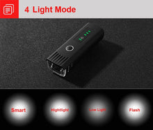 Load image into Gallery viewer, Smart Induction Bicycle Front Light Set USB Rechargeable Rear Light LED Headlight Bike Lamp Cycling Flash Light Front And Rear Rechargeable Waterproof Bike Headlight And Tail Light Set Smart Bright Bike Lights For Bike

