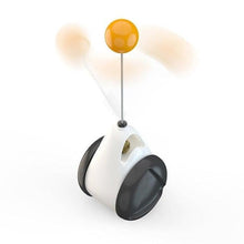 Load image into Gallery viewer, Smart Interactive Cat Toy Colorful LED Self Rotating Ball Bell and Feather Toys USB Rechargeable Cat Kitten Ball Toy Cat Exercise Ball with Feather Bell and Catnip
