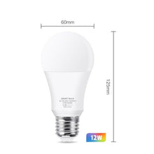 Load image into Gallery viewer, Smart Light Bulb E27 LED Lamp RGB+White+Warm White Work With Alexa Google Home Dimmable Timer Function RGB LED Bulb Bulb-Timer  Sunrise  Sunset Dimmable Multicolo Warm White No Hub Required Compatible With Alexa Google Home Assistant
