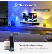 Load image into Gallery viewer, Smart Light Bulb E27 LED Lamp RGB+White+Warm White Work With Alexa Google Home Dimmable Timer Function RGB LED Bulb Bulb-Timer  Sunrise  Sunset Dimmable Multicolo Warm White No Hub Required Compatible With Alexa Google Home Assistant

