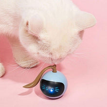 Load image into Gallery viewer, Smart Pet Toy USB Rechargeable Sports Ball Funny Chaser Roller Toy The Best Entertainment Exercise Gift For Smart Cat Toy Electric Jumping Ball Self Rotating Toys Rolling Jumping Ball  For Cats
