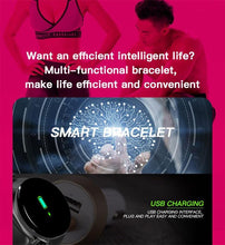 Load image into Gallery viewer, Smart Watch Heart Rate Fitness Tracker Men Women Smart Wristband Waterproof Sport Smartwatch With Touch Screen Digital Watch Fitness Trackers Heart Rate Monitor Step Counter Women Men Activity Watch

