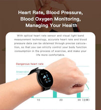 Load image into Gallery viewer, Smart Watch Heart Rate Fitness Tracker Men Women Smart Wristband Waterproof Sport Smartwatch With Touch Screen Digital Watch Fitness Trackers Heart Rate Monitor Step Counter Women Men Activity Watch

