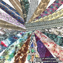 Load image into Gallery viewer, Snakeskin Nail Foils for Nails Transfer Paper Sticker Sexy Sliders Adhesive Paper Wraps Snake Nail Art Decorations Women Nail Decorations Accessories Metal Curve Stripe Lines Design Letter Nail Sticker Adhesive Decoration

