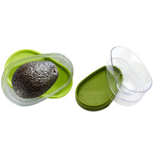 将图片加载到图库查看器，Snap-On Avocado Food Saver Storage Container
