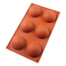 Load image into Gallery viewer, Snowflake Chocolate Mold Soap Silicone Ice Tray Cake  Christmas Mould 6 Cavities Baking Pastry Tools Silicone Snowflake Molds Cake Pans Cookie Trays Handmade Soap Making Mould
