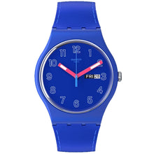 将图片加载到图库查看器，Swatch Men's Originals The January Collection Cobalt Disco
