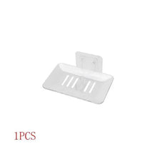 Load image into Gallery viewer, Soap Dish Suction Cup Soap Dish Soap Dish for Bathroom Case Soap Box Dish Storage Plate Drain Soap Box Soap Holder Transparent Soap Dish Drainer Tray - Suction Cup Soap Dish Holder Wall Mounted for Bathroom Shower
