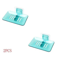 Load image into Gallery viewer, Soap Dish Suction Cup Soap Dish Soap Dish for Bathroom Case Soap Box Dish Storage Plate Drain Soap Box Soap Holder Transparent Soap Dish Drainer Tray - Suction Cup Soap Dish Holder Wall Mounted for Bathroom Shower
