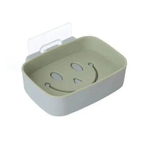将图片加载到图库查看器，Soap Rack No Drilling Wall Mounted Double Layer Soap Holder Soap Sponge Dish Bathroom Accessories Soap Dishes Self Adhesive Soap Dish Bar Soap Holder Soap Dishes Tray Saver Case Box for Shower Bathroom Kitchen Dish Drainer Drying Rack

