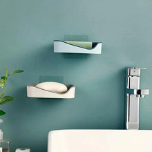 将图片加载到图库查看器，Soap Rack No Drilling Wall Mounted Double Layer Soap Holder Soap Sponge Dish Bathroom Accessories Soap Dishes Self Adhesive Soap Dish Bar Soap Holder Soap Dishes Tray Saver Case Box for Shower Bathroom Kitchen Dish Drainer Drying Rack

