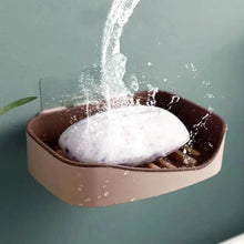 将图片加载到图库查看器，Soap Rack No Drilling Wall Mounted Double Layer Soap Holder Soap Sponge Dish Bathroom Accessories Soap Dishes Self Adhesive Soap Dish Bar Soap Holder Soap Dishes Tray Saver Case Box for Shower Bathroom Kitchen Dish Drainer Drying Rack
