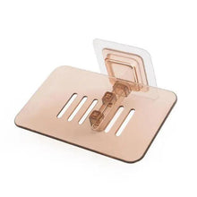 Load image into Gallery viewer, Soap Rack No Drilling Wall Mounted Double Layer Soap Holder Soap Sponge Dish Bathroom Accessories Soap Dishes Self Adhesive Shower Soap Saver Holder Stand Bathroom Bar Soap Case Adhesive Kitchen Sink Sponge Holder Drainer Wall Soap Dish Container
