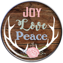 Load image into Gallery viewer, 16G 1/4 Joy Love Peace Antlers Tragus Cartilage Earring
