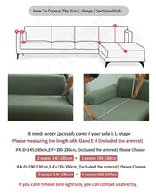 Load image into Gallery viewer, Sofa Cover Geometric Couch Cover Elastic Sofa Cover for Living Room Pets Corner L Shaped Chaise Longue Sofa Slipcover Shaped Sofa Slipcovers with Elastic Bottom, Jacquard Chaise Lounge Set for Living Room
