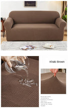将图片加载到图库查看器，Sofa Cover Waterproof Waffle Sofa Cover All-Inclusive Thick  Sofa Towel Waterproof Sofa Cushion Waterproof Couch Cover Dual Waterproof Sofa Cover Stretch Jacquard Sofa Slipcover Leakproof Furniture Protector For Kids
