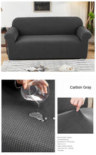 将图片加载到图库查看器，Sofa Cover Waterproof Waffle Sofa Cover All-Inclusive Thick  Sofa Towel Waterproof Sofa Cushion Waterproof Couch Cover Dual Waterproof Sofa Cover Stretch Jacquard Sofa Slipcover Leakproof Furniture Protector For Kids
