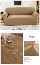 将图片加载到图库查看器，Sofa Cover Waterproof Waffle Sofa Cover All-Inclusive Thick  Sofa Towel Waterproof Sofa Cushion Waterproof Couch Cover Dual Waterproof Sofa Cover Stretch Jacquard Sofa Slipcover Leakproof Furniture Protector For Kids
