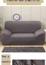 将图片加载到图库查看器，Sofa Cover Waterproof Waffle Sofa Cover All-Inclusive Thick  Sofa Towel Waterproof Sofa Cushion Waterproof Couch Cover Dual Waterproof Sofa Cover Stretch Jacquard Sofa Slipcover Leakproof Furniture Protector For Kids
