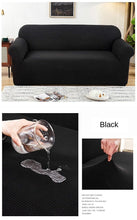 将图片加载到图库查看器，Sofa Cover Waterproof Waffle Sofa Cover All-Inclusive Thick  Sofa Towel Waterproof Sofa Cushion Waterproof Couch Cover Dual Waterproof Sofa Cover Stretch Jacquard Sofa Slipcover Leakproof Furniture Protector For Kids

