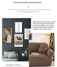 将图片加载到图库查看器，Sofa Cover Waterproof Waffle Sofa Cover All-Inclusive Thick  Sofa Towel Waterproof Sofa Cushion Waterproof Couch Cover Dual Waterproof Sofa Cover Stretch Jacquard Sofa Slipcover Leakproof Furniture Protector For Kids
