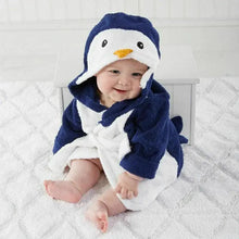 Load image into Gallery viewer, Soft And Comfortable Baby Bathrobes Cute Cartoon Animal Face Sleepwear For Babies Unique Design Hooded Sleepwear For Infants
