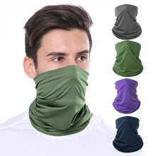 Load image into Gallery viewer, Soft And Comfortable Silk Scarf Unisex Magic Scarf Outdoor Sports Bicycle Headband Bike Cycling Neck Tube Warmer Riding Bandanas Face Mask
