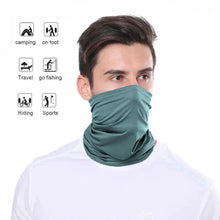 Load image into Gallery viewer, Soft And Comfortable Silk Scarf Unisex Magic Scarf Outdoor Sports Bicycle Headband Bike Cycling Neck Tube Warmer Riding Bandanas Face Mask
