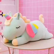 Load image into Gallery viewer, Soft And Cute 30CM Unicorn Action Figure Plush Toy Huggable Bear Doll Girl Sleeping Long Pillow Cute For Girl's Bed
