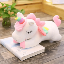 Load image into Gallery viewer, Soft And Cute 30CM Unicorn Action Figure Plush Toy Huggable Bear Doll Girl Sleeping Long Pillow Cute For Girl's Bed
