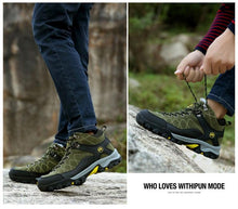 将图片加载到图库查看器，Soft Black Mens Boots Winter Fur Warm Snow Men Walking Boots Work Shoes Footwear Fashion Rubber Ankle Shoes Warm Fur Lined Ankle Booties Comfortable Non Slip Outdoor Shoes

