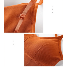 将图片加载到图库查看器，Soft Cotton Sports Bras For Women Push Up Solid Sports Bra Jogging Gym Women Sports Bra Girl Underwear Fitness Running Yoga Sport Tops
