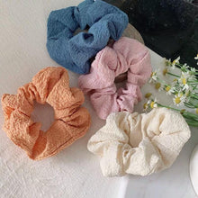 将图片加载到图库查看器，Soft Faux Fur Hair Scrunchies Plush Elastic Hair Bands Women Girls Ponytail Holder Rubber Band Fashion Headwear Ponytail Holder Accessories for Women
