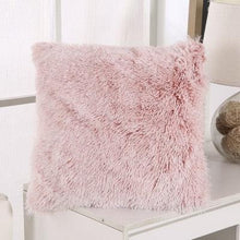 Load image into Gallery viewer, Soft Fur Plush Shaggy Fluffy Pillow Cover Decorative Cushion Covers For Home Living Room Sofa Decor Luxury Faux Fur Throw Pillow Cover Decorative Plush Pillow Case Cushion Cover Shell for Sofa Bedroom Car 43x43cm

