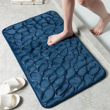 Load image into Gallery viewer, Soft Memory Foam Non Slip Cobblestone Embossing Bath Mat
