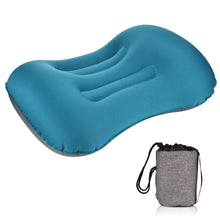 将图片加载到图库查看器，Soft Neck Protective Head Rest Pillow Portable Outdoor Travel Camping Pillow Compressible Inflatable Cushion Portable Outdoor Travel Camping Pillow Compressible Inflatable Cushion Soft Neck Protective Head Rest Pillow Durable Portable Fold Outdoor Travel
