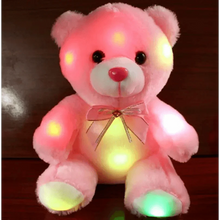 Load image into Gallery viewer, Soft Plush Doll, Light Up LED Teddy Bear Stuffed Animals, Mini Glow Bear Plush Toy Creative Colorful Glowing Teddy Bear Doll Gifts for Bedroom, Kids, Baby, Valentine - Pink

