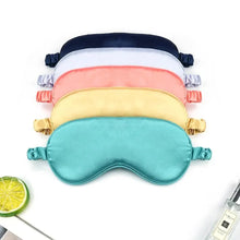 Load image into Gallery viewer, Soft  Silk Sleep Eye Mask Portable Travel Eye Patch Nap Eye Patch Super Smooth Eye Mask Eye Cover Sleeping Mask Night
