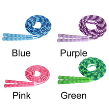 Load image into Gallery viewer, Soft Skipping Rope Yoga Beaded Workout Jumping Non-slip Handle Sports Gym Exercise  Burning Fitness Adjustable Length Tangle-Free Segmented Soft Beaded Skipping Rope Fitness Jump Rope For Kids Man Women
