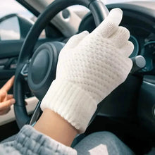 Load image into Gallery viewer, Soft Touchscreen Winter Gloves Elastic Cuff Knit for Cold Weather
