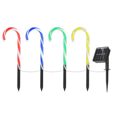 将图片加载到图库查看器，Solar Christmas Candy Cane Light IP55 Waterproof Stake Light
