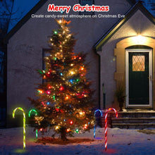 将图片加载到图库查看器，Solar Christmas Candy Cane Light IP55 Waterproof Stake Light
