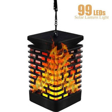 将图片加载到图库查看器，Solar Flame Hanging Lantern Lights
