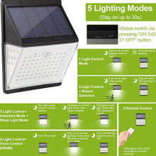 Load image into Gallery viewer, Solar Lights 88 LEDs Outdoor Wall Lamps
