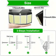 Load image into Gallery viewer, Solar Lights Outdoor 576 LED with Lights Reflector and 3 Lighting Modes
