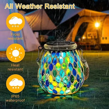 将图片加载到图库查看器，Solar Outdoor Mosaic Lantern
