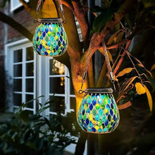将图片加载到图库查看器，Solar Outdoor Mosaic Lantern
