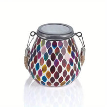 将图片加载到图库查看器，Solar Outdoor Mosaic Lantern
