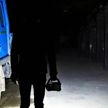 Load image into Gallery viewer, Solar Portable Flashlight &amp; Handheld Searchlight with Side Lights
