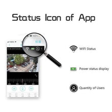 将图片加载到图库查看器，Solar Powered IP Camera with Rechargable Batteries HD 1080p Loop Recording

